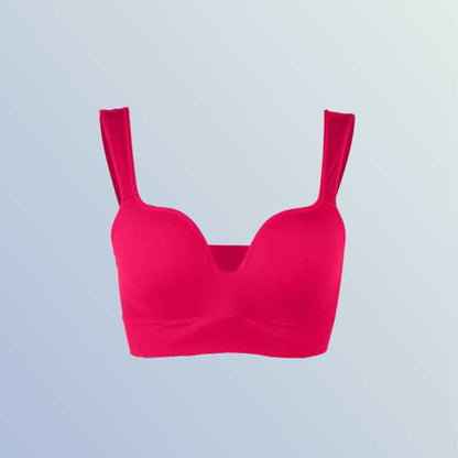 LunaBra Comfort - Mukavat ja tukevat rintaliivit | Punainen3XL | Luna Wear