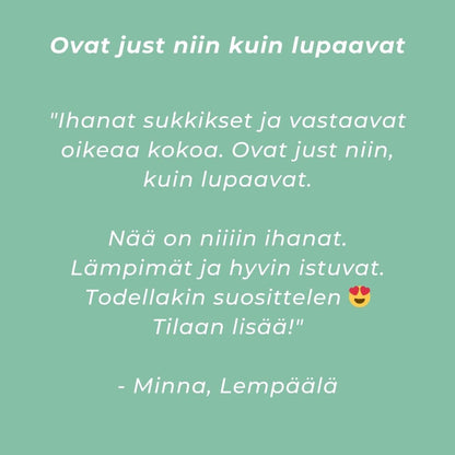 LunaTights Cozy - Lämpimät sukkahousut läpikuultavalla efektillä