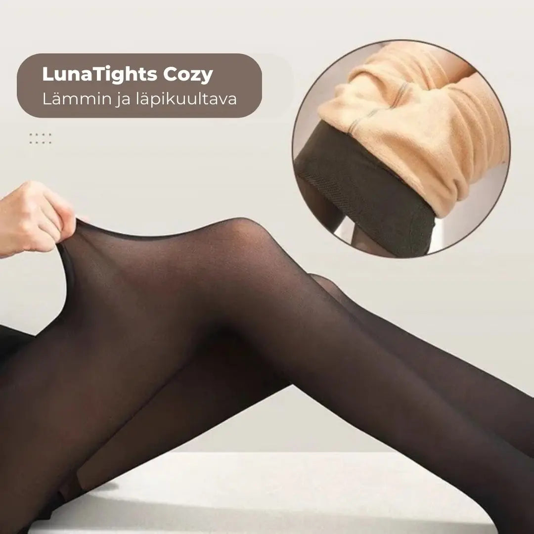 LunaTights Cozy - Lämpimät sukkahousut läpikuultavalla efektillä |  | Luna Wear